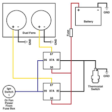 This manual provides information on the electrical circuits installed on vehicles by dividing them into a circuit for each system. Dual Cooling Fan Wiring Diagram Electric Cooling Fan Radiator Fan Automotive Electrical