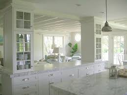 Pin By Natalie Ireland On 91 Franklin Half Wall Kitchen Living Room Kitchen Kitchen Design