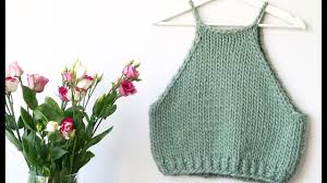 Our directory links to free knitting patterns only. Easy Chunky Knit Crop Vest Top Walk Through Tutorial Youtube