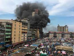 © 2016 lagos oriental hotel. Nigerian Firefighters Battle Huge Blaze At Market In Lagos Voice Of America English