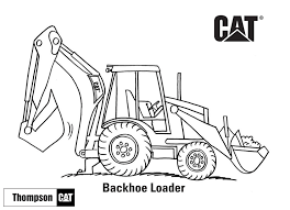 Free excavator coloring pages to print for kids. Kamahooptra 11 Bucket Wheel Excavator Coloring Page