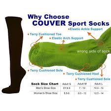 Dark Borwn Couver Knee High Unisex Sports Athletic Baseball