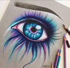 Faber castell polychromos 120 prisma 72 unipin and micron outliners camera : Prismacolor Eye Drawing Novocom Top