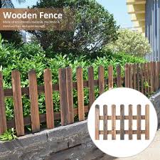 Flower garden on a tree stump. 1pcs Wooden Fence Courtyard Indoor Garden Fence Kindergarten Flower Garden Vegetable Small Fence Diy Christmas Decoration 40a Fencing Trellis Gates Aliexpress