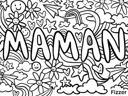 Anniversaire mamie coloriage pour gommettes diplôme. Gratuit 4 Coloriages Fete Des Meres Pour Lui Faire Plaisir Fizzer