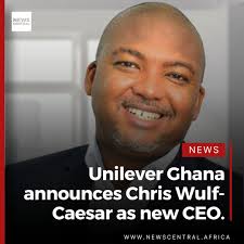 Unilever Ghana has announced the appointment of Chris Wulf-Caesar as its  new Chief Executive Officer. This marks Wulf-Caesar's return to the  company, where his career in the fast-moving consumer goods (FMCG) industry