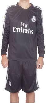 Adidas white polyester original ronaldo 7 real madrid jersey. Navex Footbal Jersey Club Real Madrid Black Full Sleeve Ket M Football Kit Buy Navex Footbal Jersey Club Real Madrid Black Full Sleeve Ket M Football Kit Online At Best Prices
