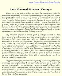Personal Statement Sample Bag The Web