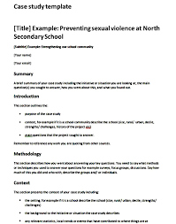 Overview of the type of substance abuse issue you are focusing upon, its impact (on society and this agency) and your interest in this agency. Sample Case Study Format Case Study Format Case Study Case Study Template