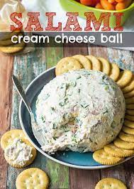 Salami Cream Cheese Ball Recipe Cream Cheese Ball Cheese Ball Recipes Cheese Ball