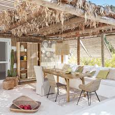 Silla De Mimbre Maisons Du Monde Petite Terrasse Arriere Decor De Patio Budget Patio
