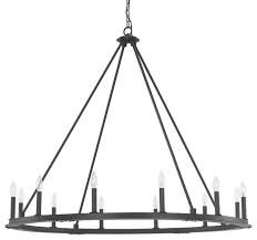 Shop expertly designed black chandelier from pottery barn teen®. Pearson 12 Light Chandelier Black Iron Transitional Chandeliers By Buildcom Houzz