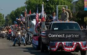 Licensable picture: The annual Independence Day Parade hosted by the Karl Ross American Legion Post wends its way through downtown Stockton on Jul.