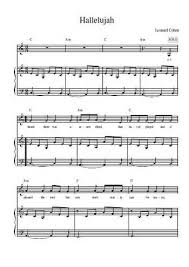 Hallelujah Partition Gratuite Partition Accordeon Partitions Clarinette Partitions Gratuites