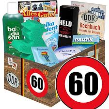 Feier deinen großen tag mit unseren top deko artikeln. 60 Geburtstag Lustige Geschenke Zum 60 Ddr Pflegeset Amazon De Lebensmittel Getranke