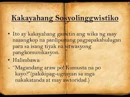 Walang mahirap na gawa 'pag dinaan sa tiyaga. Ppt Kakayahang Pang Komunikatibo Ng Mga Pilipino Mhel Baguisi Academia Edu