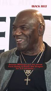 Discover the incredible journey of Donnie Williams & learn how his  dedication to karate led him to win titles, co-found the #BKF & even land a  role in the iconic "Enter the Dragon." , Watch the full ...