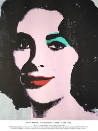 Andy Warhol Framed Elizabeth Taylor Tate Gallery Original Print Banksy Pop  Art