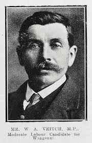 Mr W A Veitch, M P, Moderate Labour candidate for Wanganui