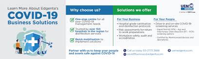 Jul 15, 2020 · photos 6. Uem Edgenta Unveils Holistic Covid 19 Business Solutions Focused On Workplace Safety Health News Announcements Uem Edgenta