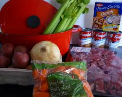 This classic beef stew is cooked in the crock pot. Simple Beef Stew Made In The Oven Sweet Simple Stuff