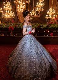 Top 10 Best Hairstyles For Indian Wedding Sangeet Ceremony Bride Reception Dresses Indian Wedding Gowns Reception Gown