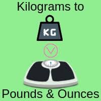 Kilograms To Stones Pounds And Ounces Weight Converter