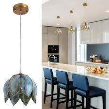 Maybe you would like to learn more about one of these? Yifi Deco Pendant Lighting Vintage Oriental Lotus Brass Ceiling Pendant Light Fixture For Kitchen Island Dining Room Buy Online In Guatemala At Guatemala Desertcart Com Productid 73744462