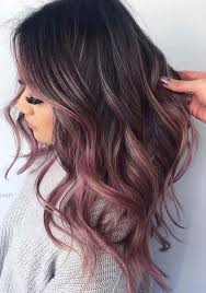 56 Obsessed Rose Gold Hair Colors And Highlights For Women In 2019 Haircoloride Blackberry Hair Colour Hair Color For Women Hair Color Rose Gold