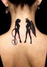 60 Best Gemini Tattoos Ideas Hike N Dip Back Of Neck Tattoo Best Neck Tattoos Gemini Tattoo
