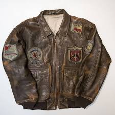 Vintage Avirex Globalization Challenger Defy England Texas Dallas Military Flight Leather Brown Patc Avirex Leather Flight Jacket Jackets