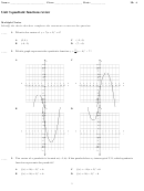 When the vertex is the highest point on the graph, we call that a 6. Graphing Quadratics Review Worksheet With Answer Key Printable Pdf Download