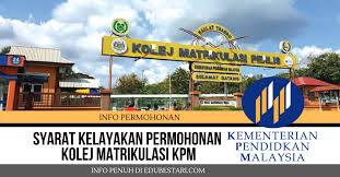 Küll kohalikud juba teavad, mis üritusi tasub asukohas kolej matrikulasi perlis broneerida. Syarat Kelayakan Permohonan Ke Kolej Matrikulasi Kementerian Pendidikan Malaysia Edu Bestari