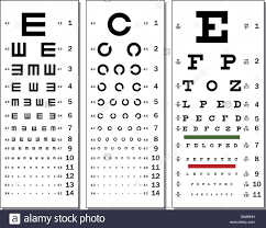 Eye Chart Stock Vector Art Illustration Vector Image