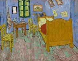Compare les deux images représentant la chambre de van gogh et écris des phrases pour décrire les différences que tu as remarquées. Van Gogh S Bedrooms About The Paintings