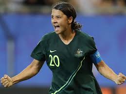 Samantha may kerr is an australian football player who plays for chelsea in the english fa women's super league. Praise For Sam Kerr After Her Four Goal Heroics Against Jamaica Townsville Bulletin