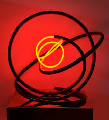 Red Neon Orb By Mark Beattie Buy Affordable Art Online