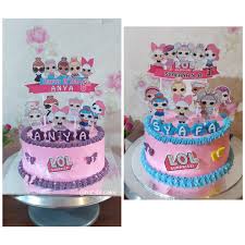 Kue ulang tahun masha and the bear 2 tingkat bulat 20+16rp825.000: Jual Kue Ulang Tahun Lol Surprise Topper Kue Lol Surprise Lainnya Kota Tangerang Selatan Baju Alya Shop Tokopedia