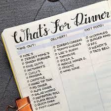 Sep 23, 2019 · 101 anniversary dinner ideas for a romantic dinner at home. Bullet Journal Dinner Ideas List Bullet Journal Meal Planning Bujo Blossoms Bullet Journal Layout Bullet Journal Lists Bullet Journal Ideas Pages