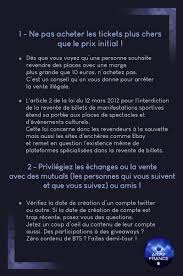 Voici tout ce que vous devez savoir sur la loi pour lutter contre les marchés parallèles, la loi du 12 mars 2012 sanctionne la revente de billets, qu'il s'agisse d'un billet spectacle, d'une place de. Bts Army France On Twitter Revente Concert Speakyourselfparis Bts Twt Suite A De Nombreuses Demandes Nous Proposons Quelques Conseils Par Rapport Aux Rachats Des Ventes De Billets Vous