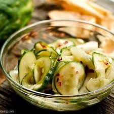 If You Re On The Ideal Protein Program This Marinated Cucumber Salad Recipe Is Perfect For You F Ideal Protein Diet Ideal Protein Recipes Marinated Cucumbers