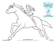 Spirit riding free coloring pages abigail. Spirit Riding Free Unstoppable Summer Fun Skgaleana