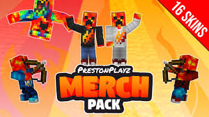 Shop online for tote bags, backpacks, water bottles, scarves, pins, masks, duffle bags, and more. Prestonplayz Merch Pack By Meatball Inc Minecraft Marketplace