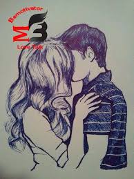 Love is a very strong emotion, and is probably as difficult to define as art itself. Love Talk Love Drawings Couple Boy And Girl Drawing Cute Couple Drawings