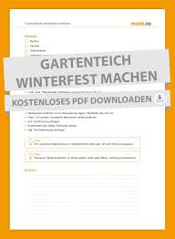 Wie Mache Ich Meinen Gartenteich Winterfest Markt De Gartenteich Winterfest Garten