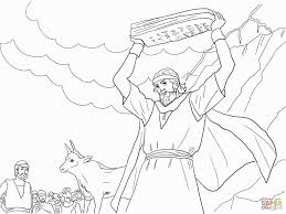 Golden Calf Coloring Page Golden Calf Coloring Pages Bible Coloring Pages