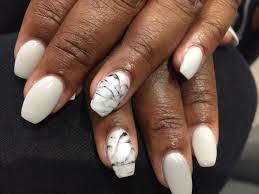 Enjoy maximum beauty without harm to health. Acrylic Nails With White Shimmery Gel Shellac Over Top I Designs And Shapes Nailtintartist