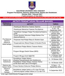 Festival ini dapat membawa kembali kegemilangan, kebudayaan dan warisan seperti seni bina, masakan, tarian tradisional dan sebagainya. Kalendar Akademik Uitm Sesi 2020 2021 Jawatan Online