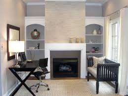 Mobile and easy to assemble. 20 Home Office Design Ideas For Small Spaces Office With Fireplace Contemporary Home Office Home