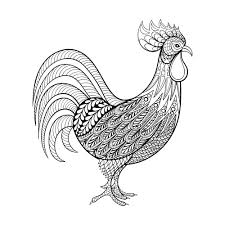 Advanced Rooster Coloring Page Kidspressmagazine Com Coloring Pages Animal Coloring Pages Free Coloring Pages